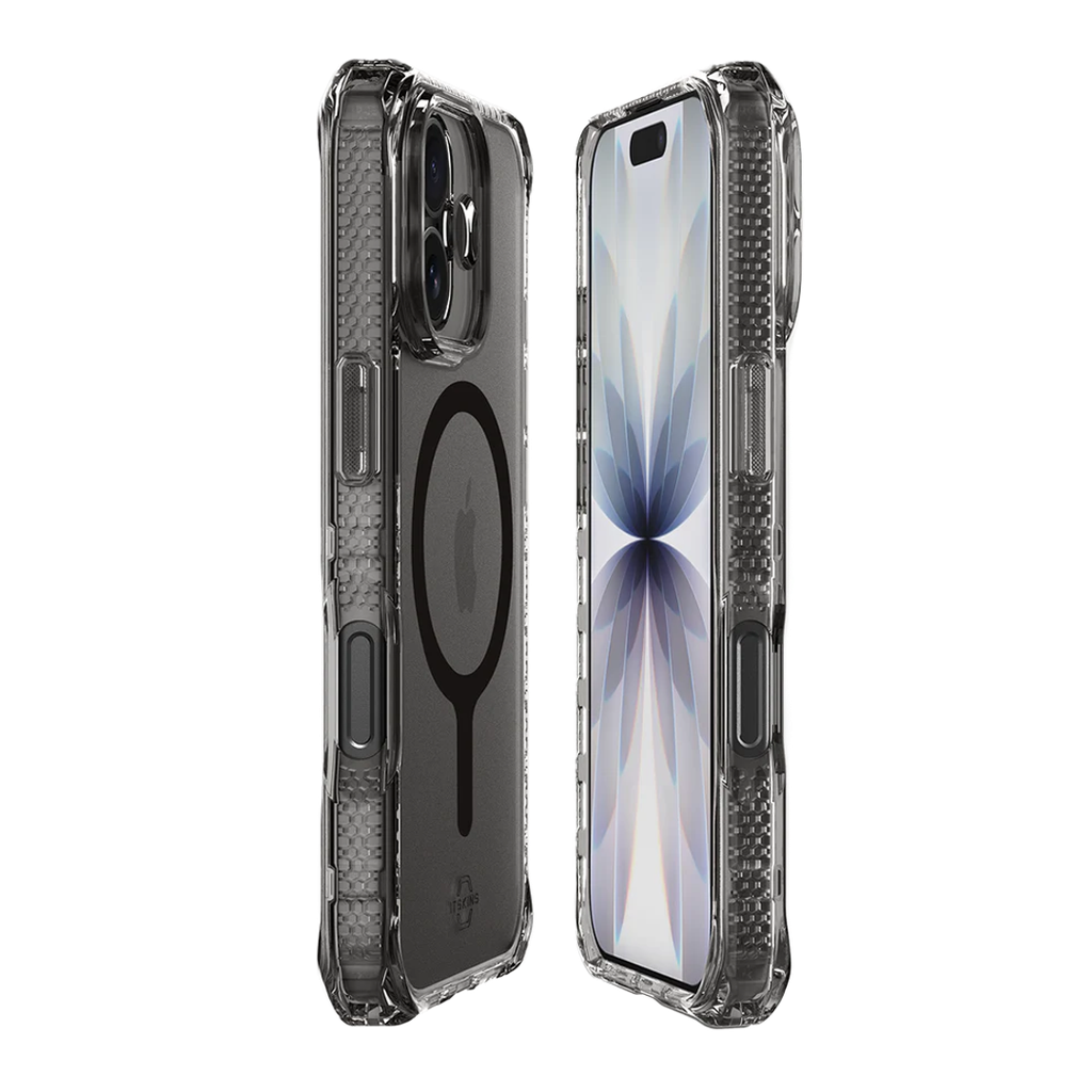 ItSkins Hybrid R Vapor Funda con MagSafe para iPhone 17 - Humo