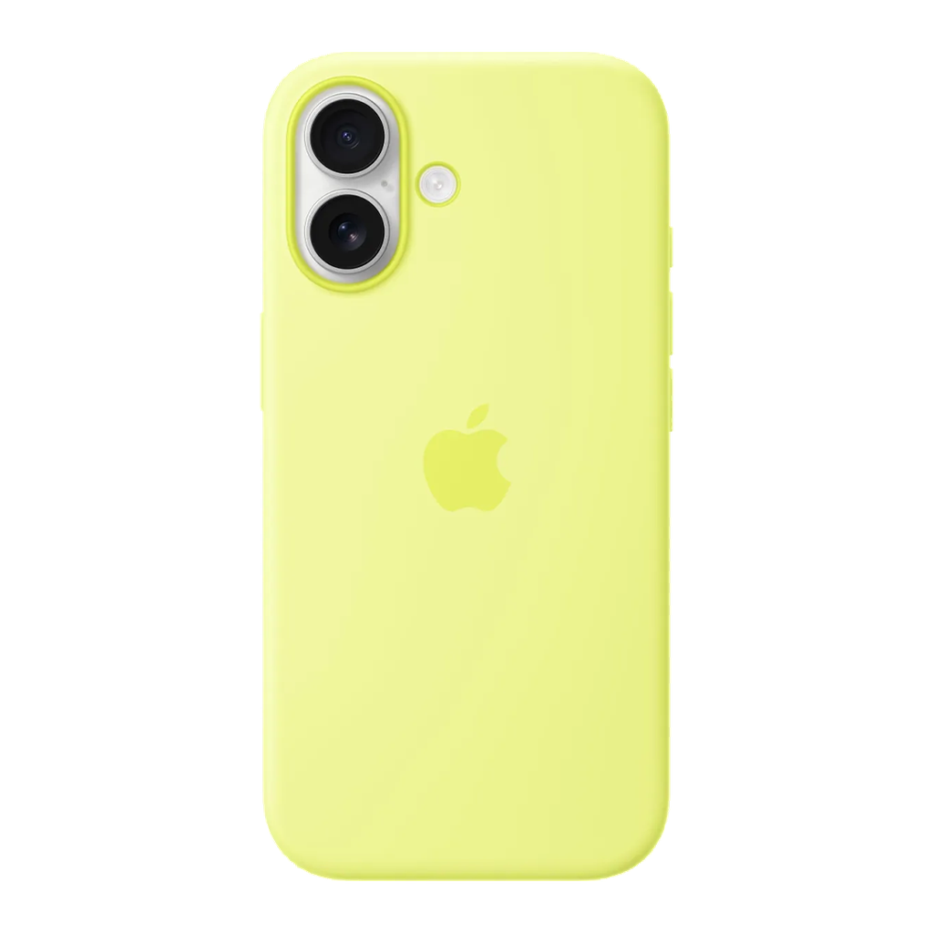 Funda Apple de silicona con MagSafe para iPhone 17 - Amarillo neón