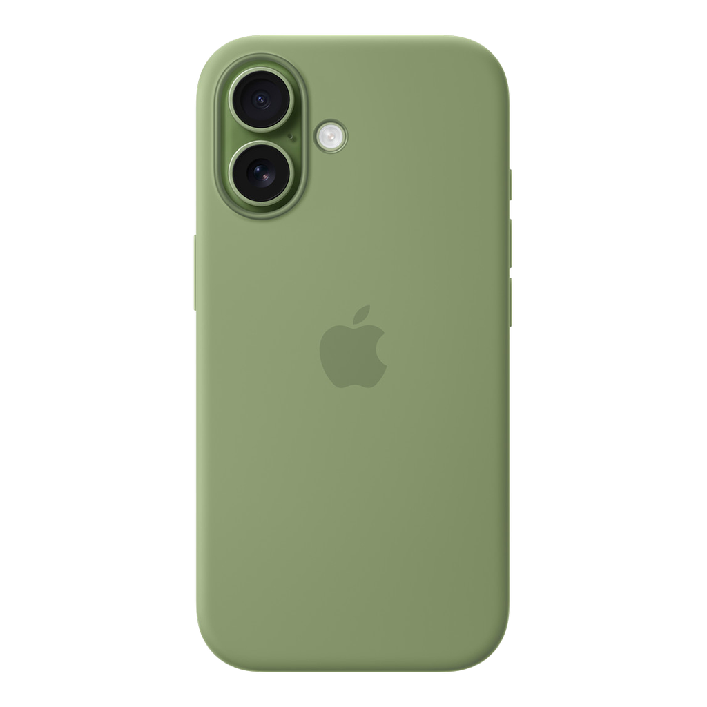 Funda de silicona con MagSafe de Apple para iPhone 17 - Musgo claro