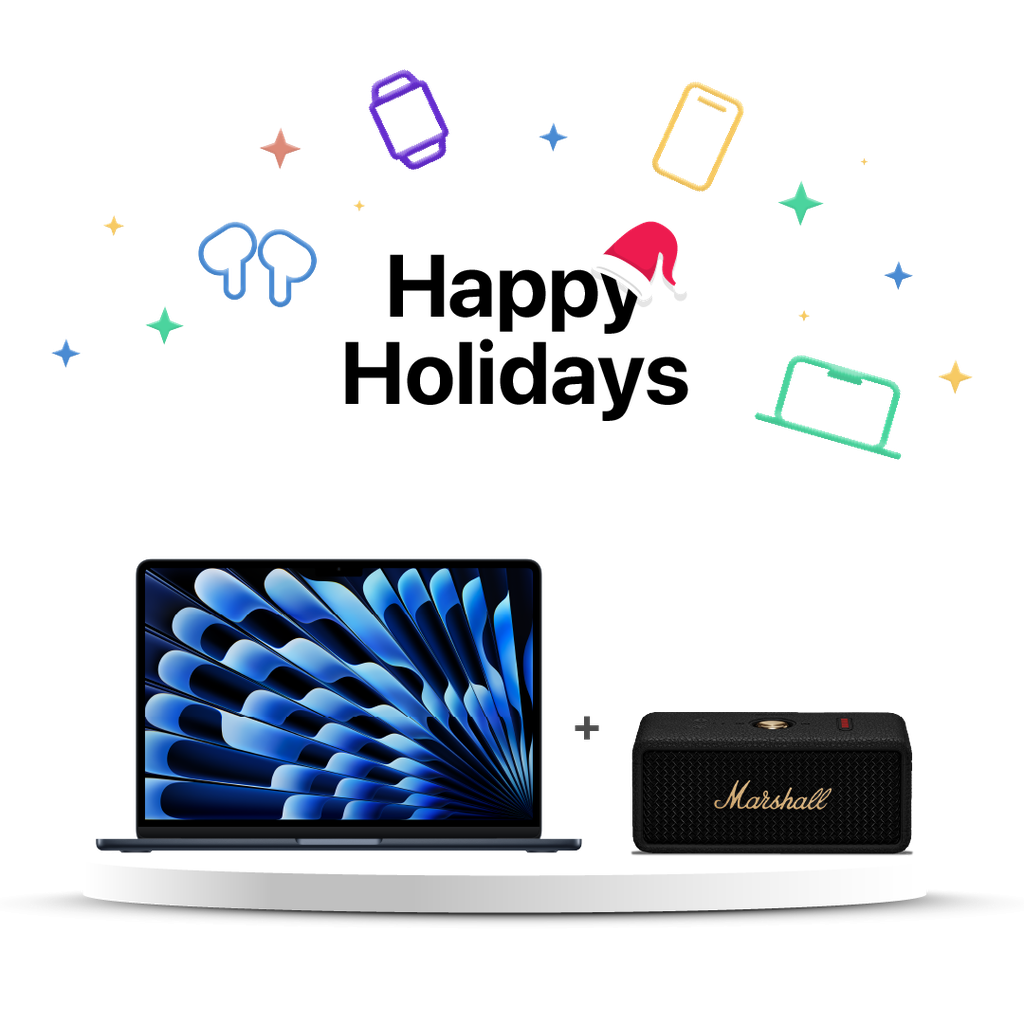 MacBook Air 13" M4 256GB Medianoche+ [1006884] Marshall Emberton III Parlante Bluetooth - Negro y Brasa