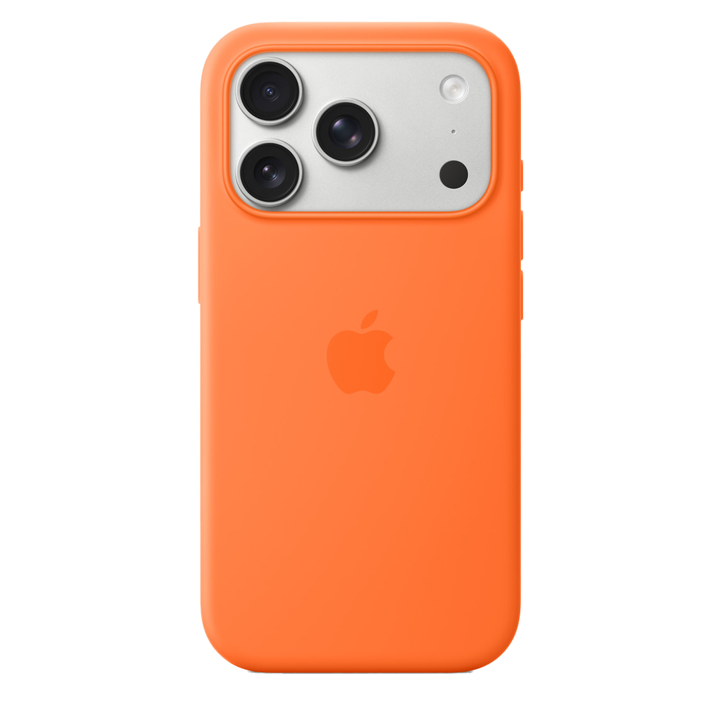 Funda de silicona con MagSafe de Apple para iPhone 17 Pro - Naranja