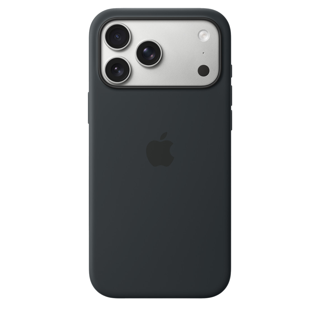 Funda de silicona de Apple con MagSafe para iPhone 17 Pro Max - Negro