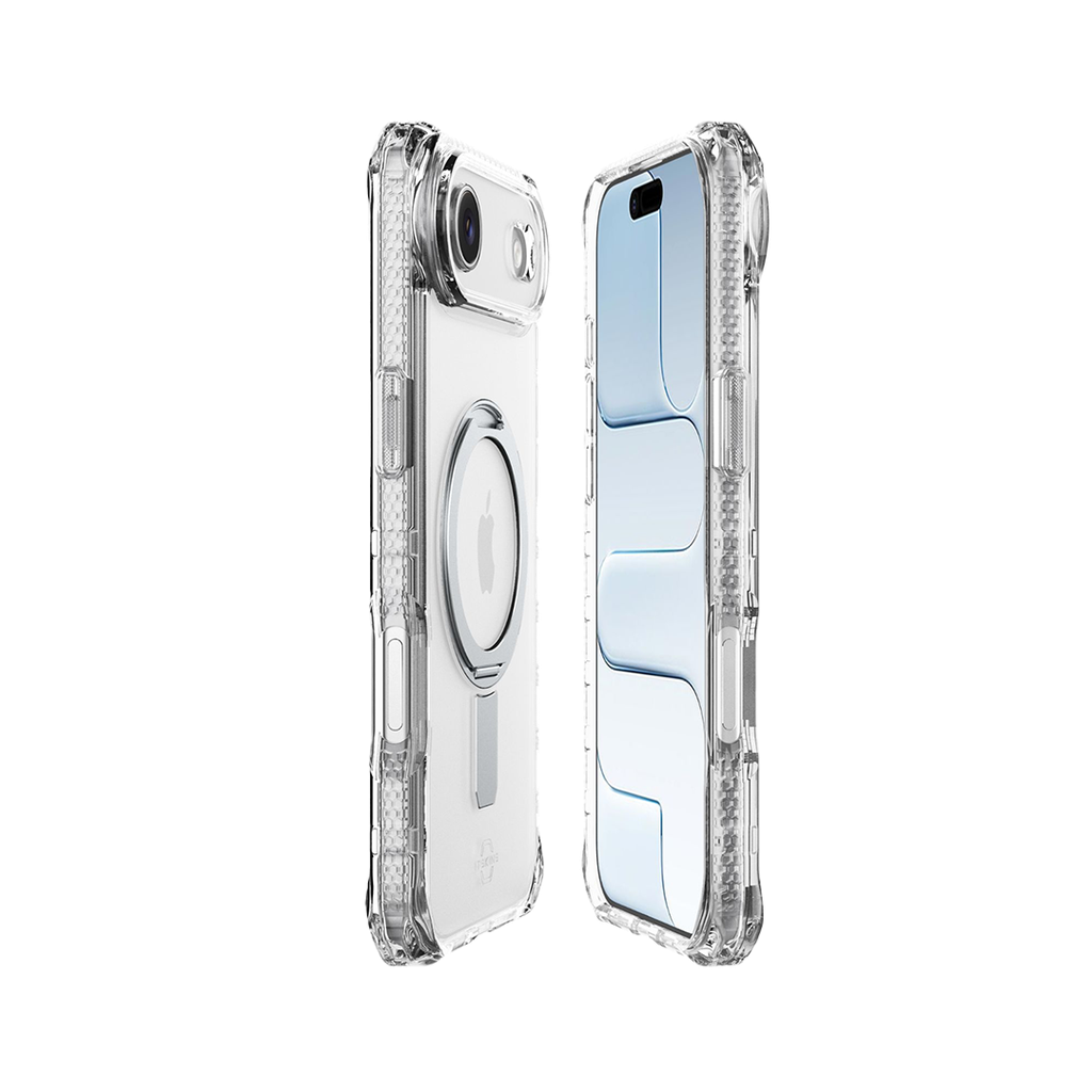 Funda Hybrid R Vapor Stand transparente con MagSafe de ItSkins para iPhone Air