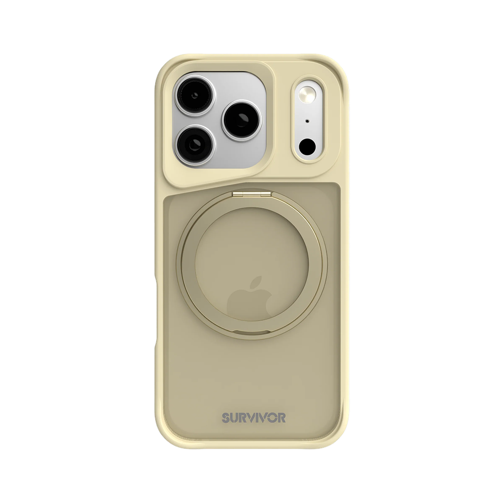 Funda Survivor Endurance Kick de Griffin con MagSafe para iPhone 17 Pro - Hueso