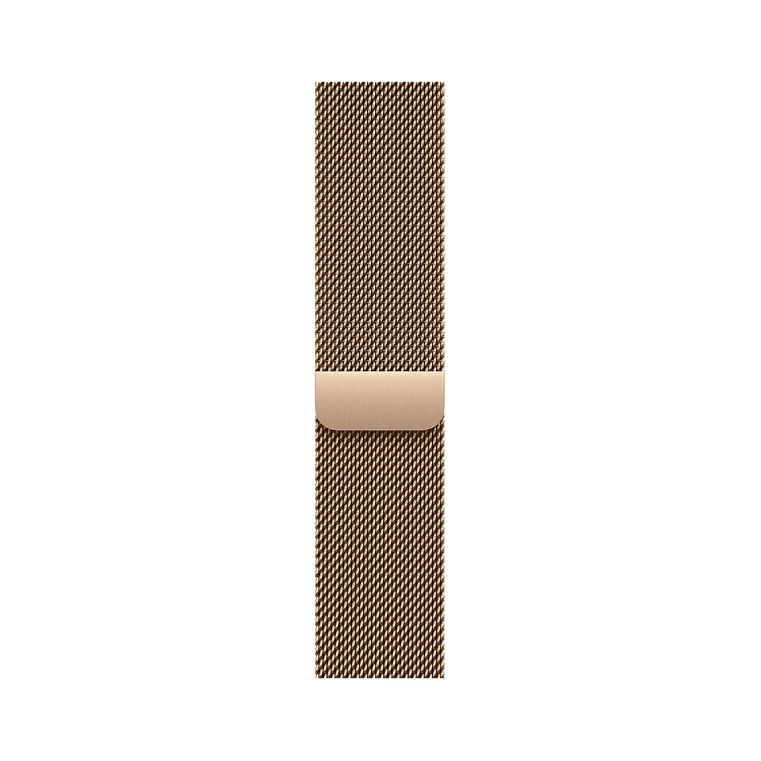 Banda Loop deportiva Milanese dorado de Apple para caja de 46 mm M/L