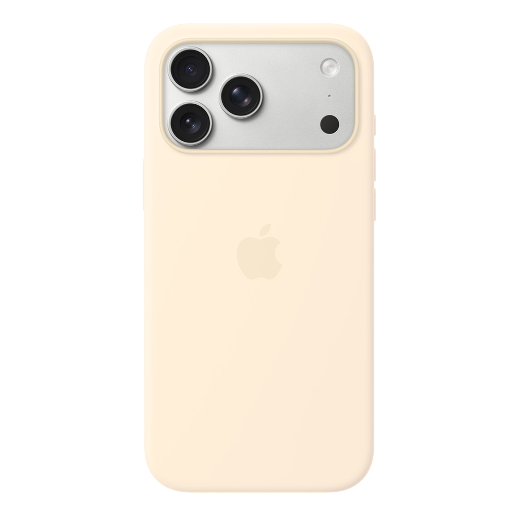 Funda de silicona con MagSafe de Apple para iPhone 17 Pro Max - Vainilla