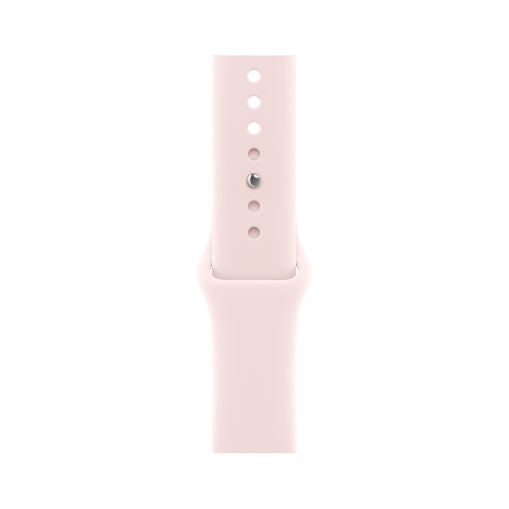 Banda deportiva rosado pálido de Apple para caja de 46 mm – M/L