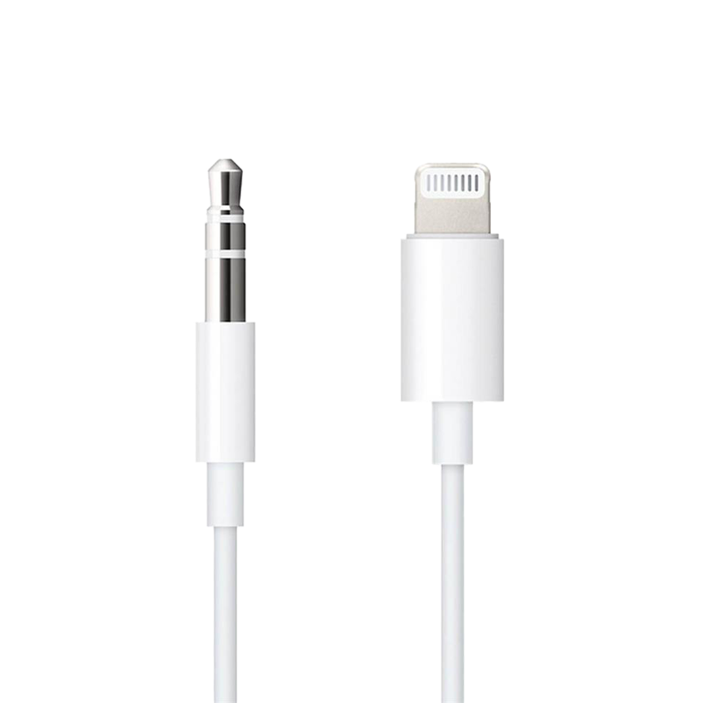 Cable de Lightning a conector de audio (1.2 m) de Apple - Blanco