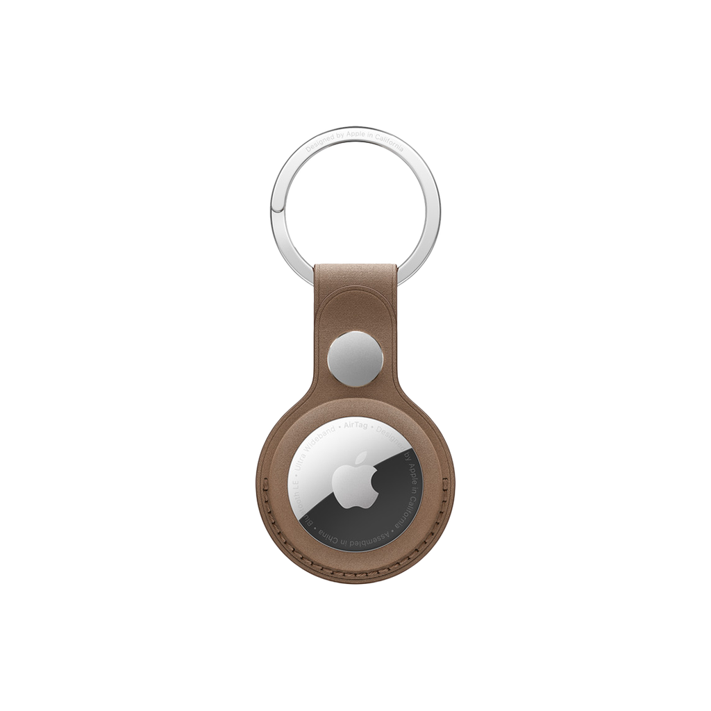 Apple Llavero de Trenzado Fino AirTag - Marrón Topo