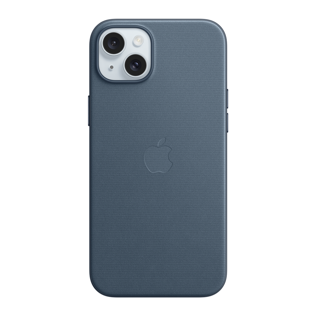 Apple Funda de Trenzado Fino con MagSafe para iPhone 15 Plus - Azul Pacifico