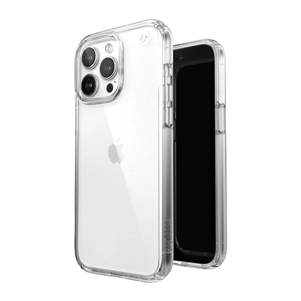 Speck Presidio Funda Transparente para iPhone 15 Pro - Transparente/Transparente