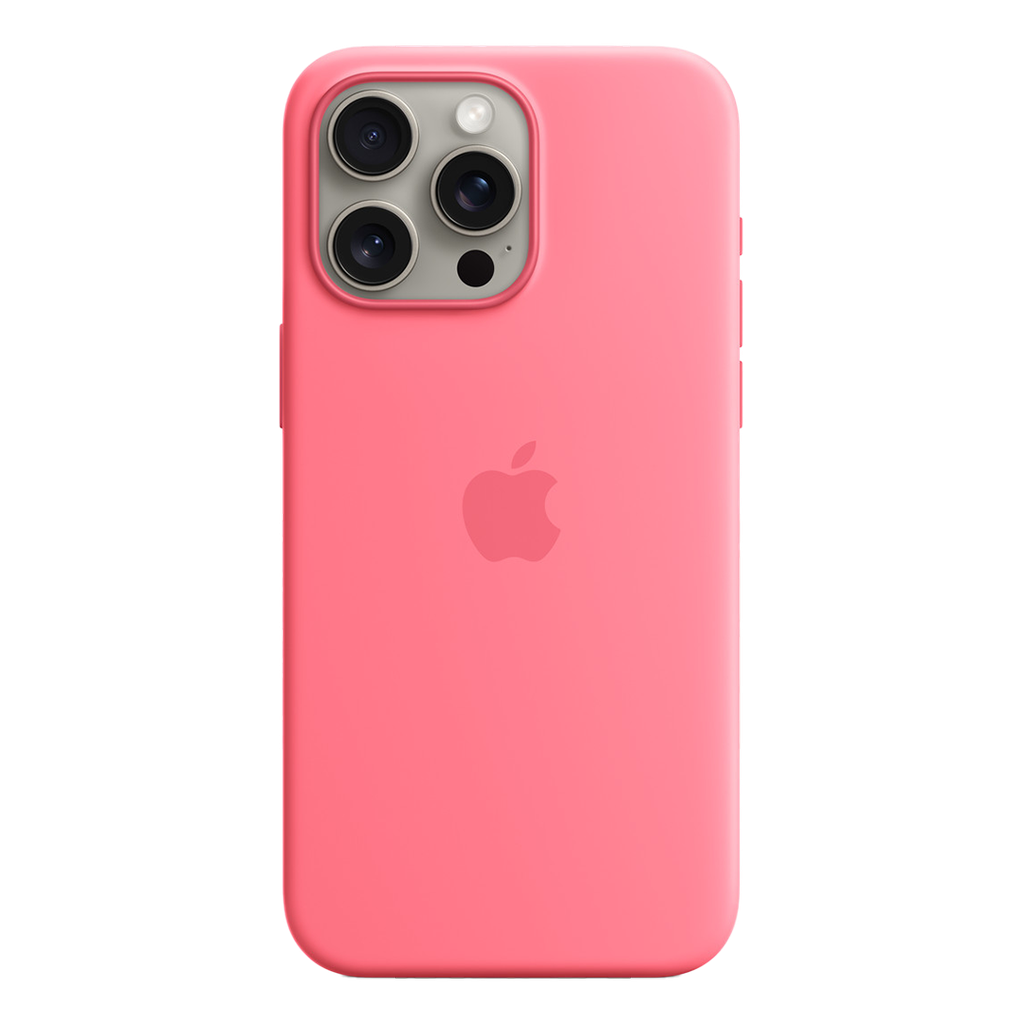 Funda de Silicona iPhone 15 Pro Max con MagSafe - Rosa