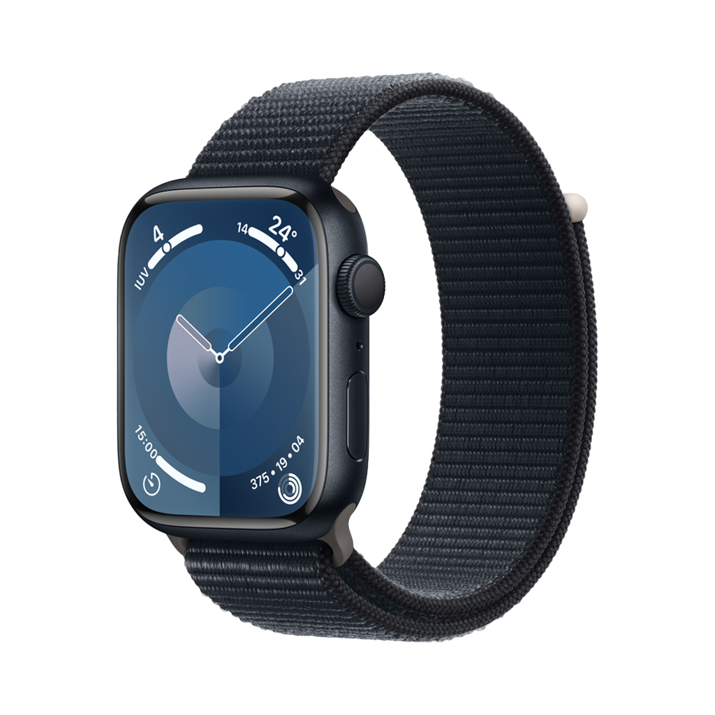 Apple Watch Series 9 GPS - 45mm - Caja de Aluminio Medianoche con Loop Deportivo Medianoche