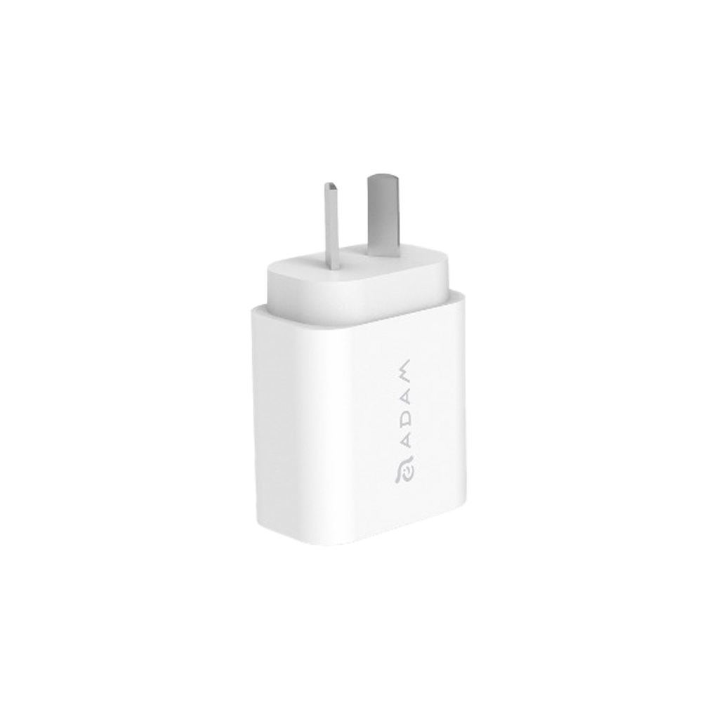 Cargador (USB-C) OMNIA X20 de 20 W de Adam Elements - Blanco