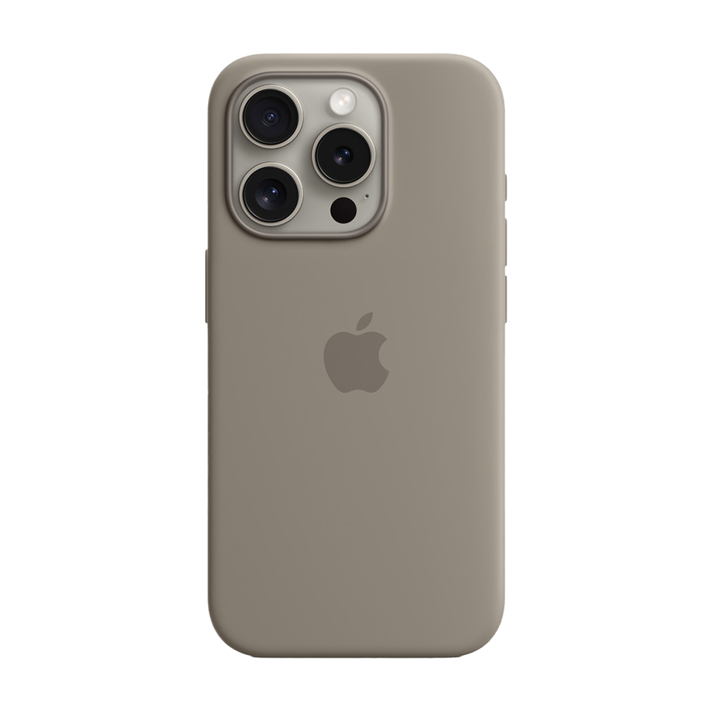 Apple Funda de Silicona con MagSafe para iPhone 15 Pro - Arcilla
