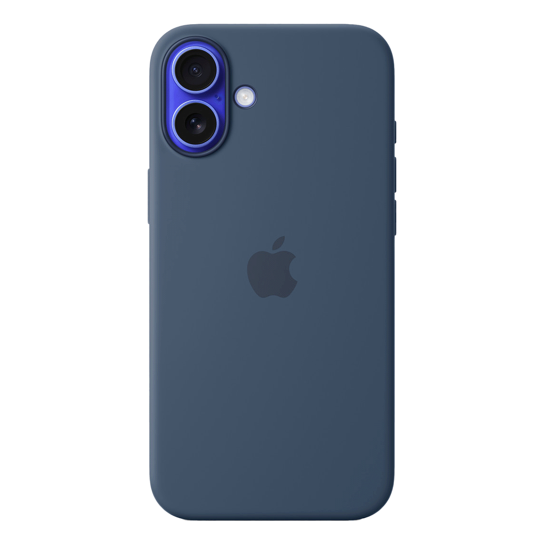 Funda de Silicona con Magsafe para iPhone 16 Plus - Azul Denim