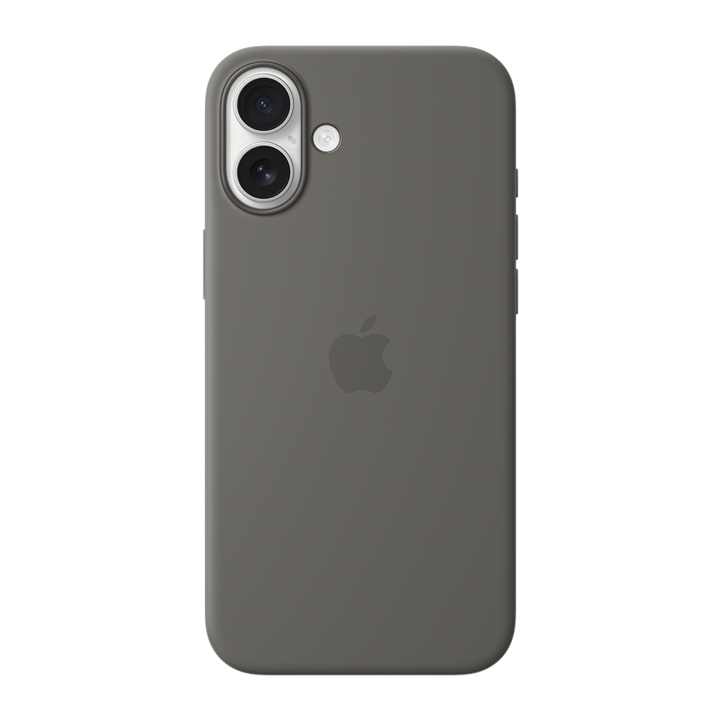 Apple Funda de Silicona con Magsafe para iPhone 16 Plus - Gris Piedra