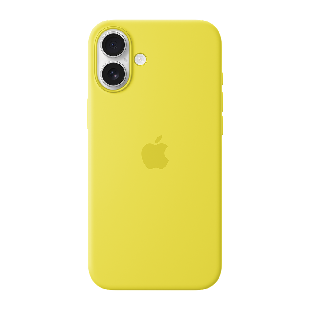 Funda de Silicona con Magsafe para iPhone 16 Plus - Amarillo Carambola