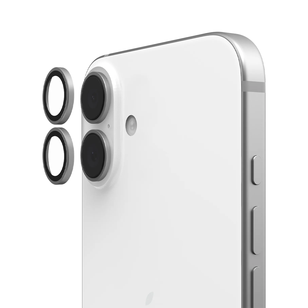 Protector de cámara de UAG para iPhone 16/16 Plus - Titanio