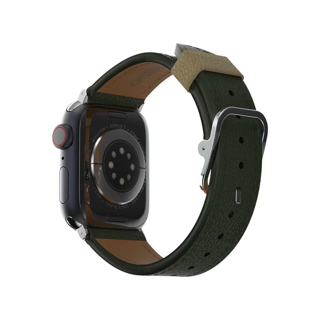 Banda de cuero de cactus verde de Otterbox para caja de 41 mm