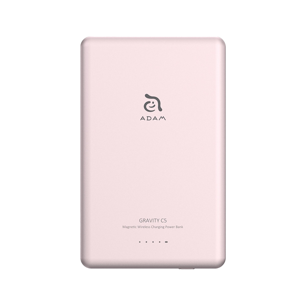 Adam Elements GRAVITY C5 5000mAh Banco de carga magnético inalámbrico - Rosa