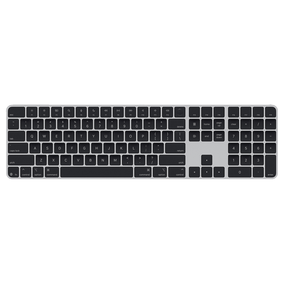 Apple Magic Keyboard con Touch ID y Pad numérico para modelos de Mac con Apple Silicone - Teclas Negras