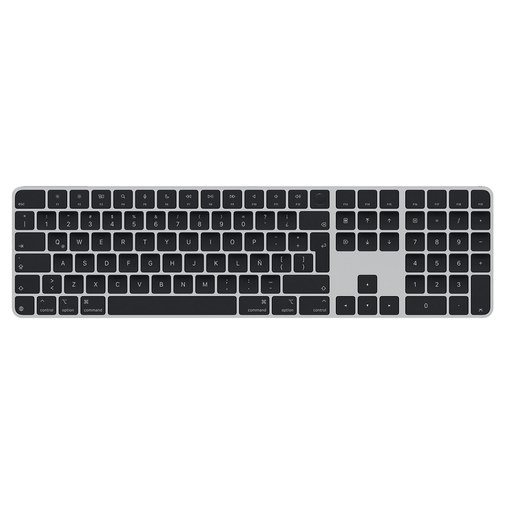 Apple Magic Keyboard con Touch ID y Pad numérico para modelos de Mac con Apple Silicone - Teclas Negras