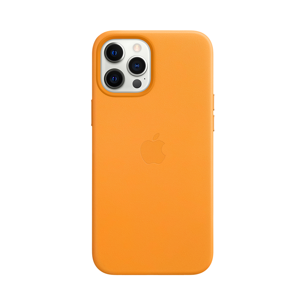 Apple Funda de Cuero iPhone 12 Pro Max - California Poppy