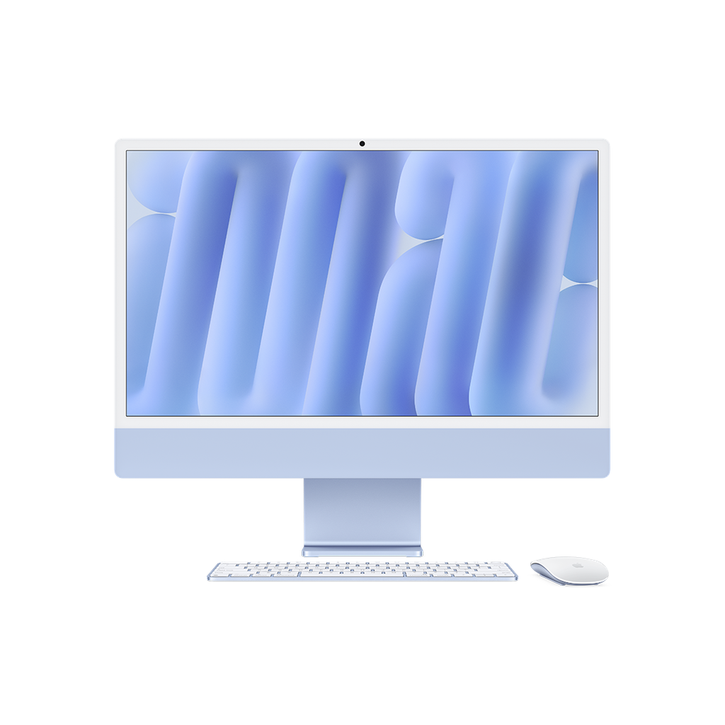 iMac 24" M4 - 10 CPU, 10 GPU, 16GB, 512GB - Azul