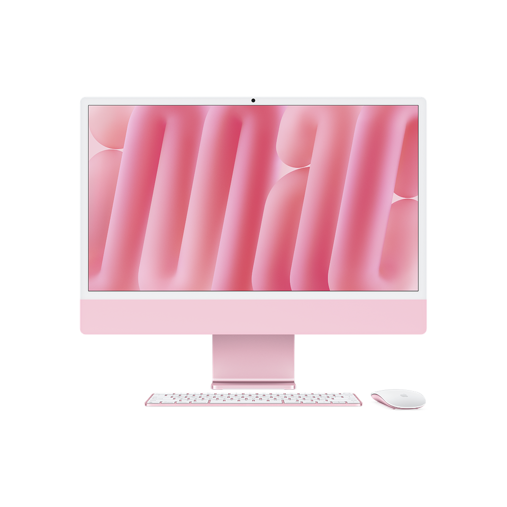iMac 24" M4 - 10 CPU, 10 GPU, 16 GB, 256 GB - Rosa