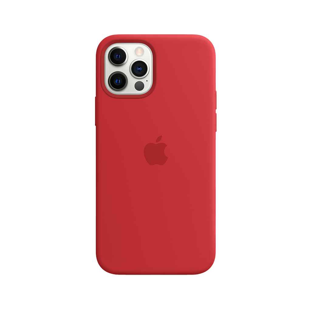 Apple Funda de Silicona iPhone 12/12 Pro - Rojo