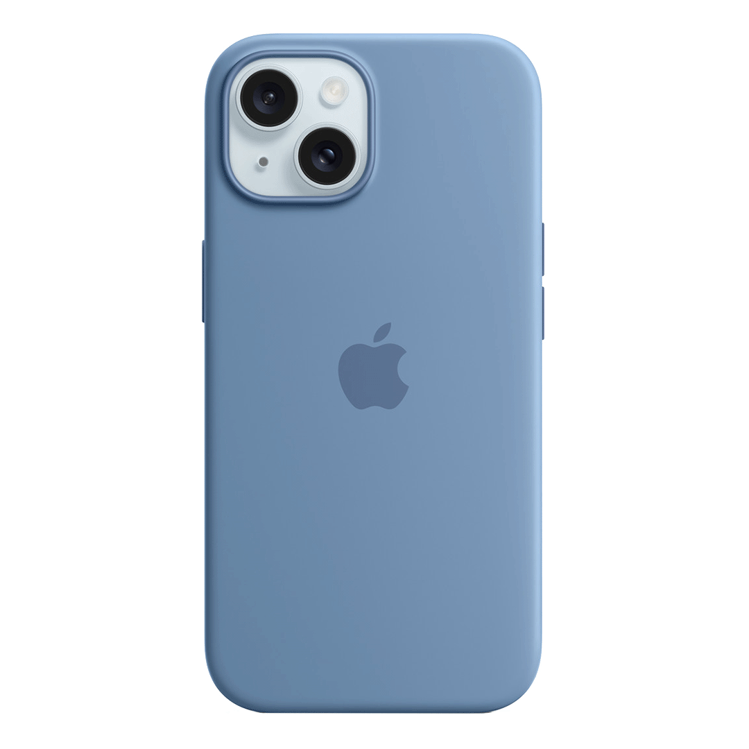 Apple Funda de Silicona con MagSafe para el iPhone 15 - Azul Invierno