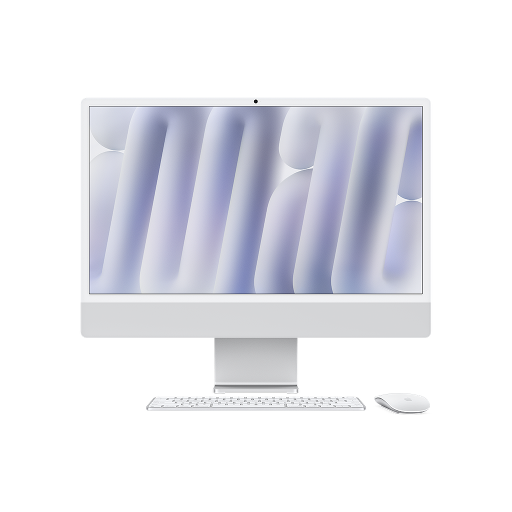 iMac 24" M4 - 10 CPU, 10 GPU, 24 GB, 512 GB - Plata