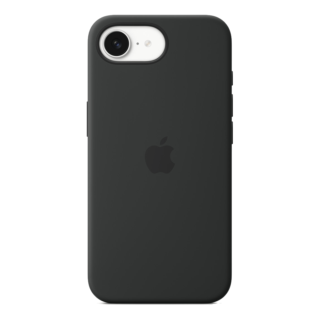 Funda de silicona de Apple para iPhone 16e - Negro