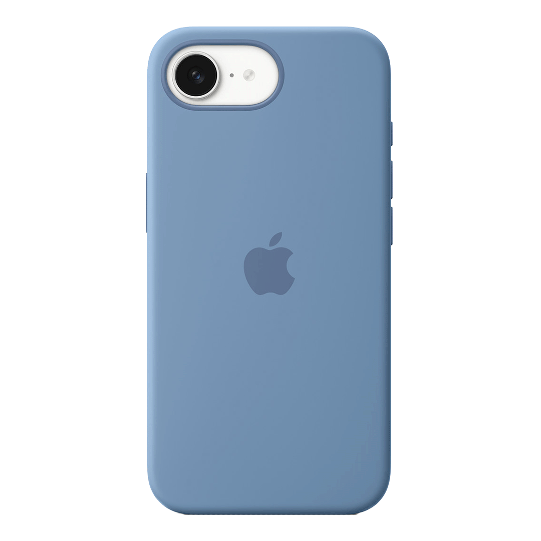 Funda de silicona de Apple para iPhone 16e - Azul invierno