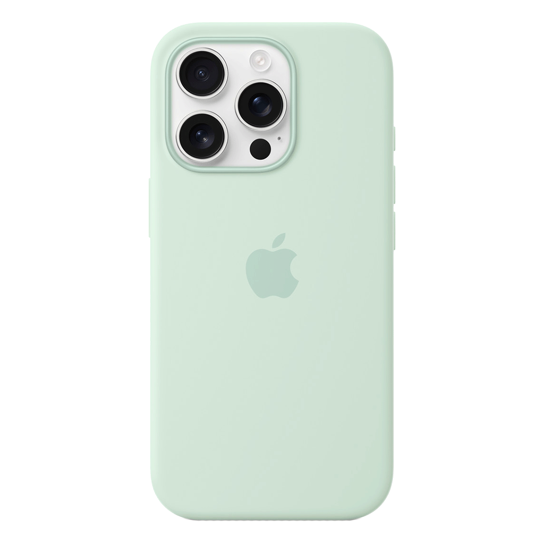 Funda de silicona con MagSafe de Apple para iPhone 16 Pro - Aguamarina