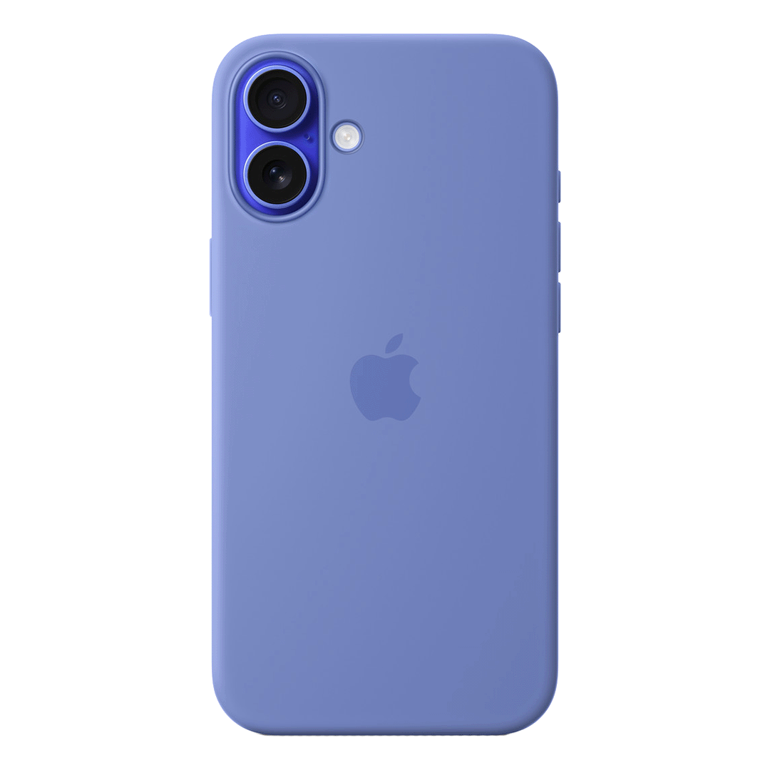 Funda de silicona con MagSafe de Apple para iPhone 16 Plus - Azul Bígaro