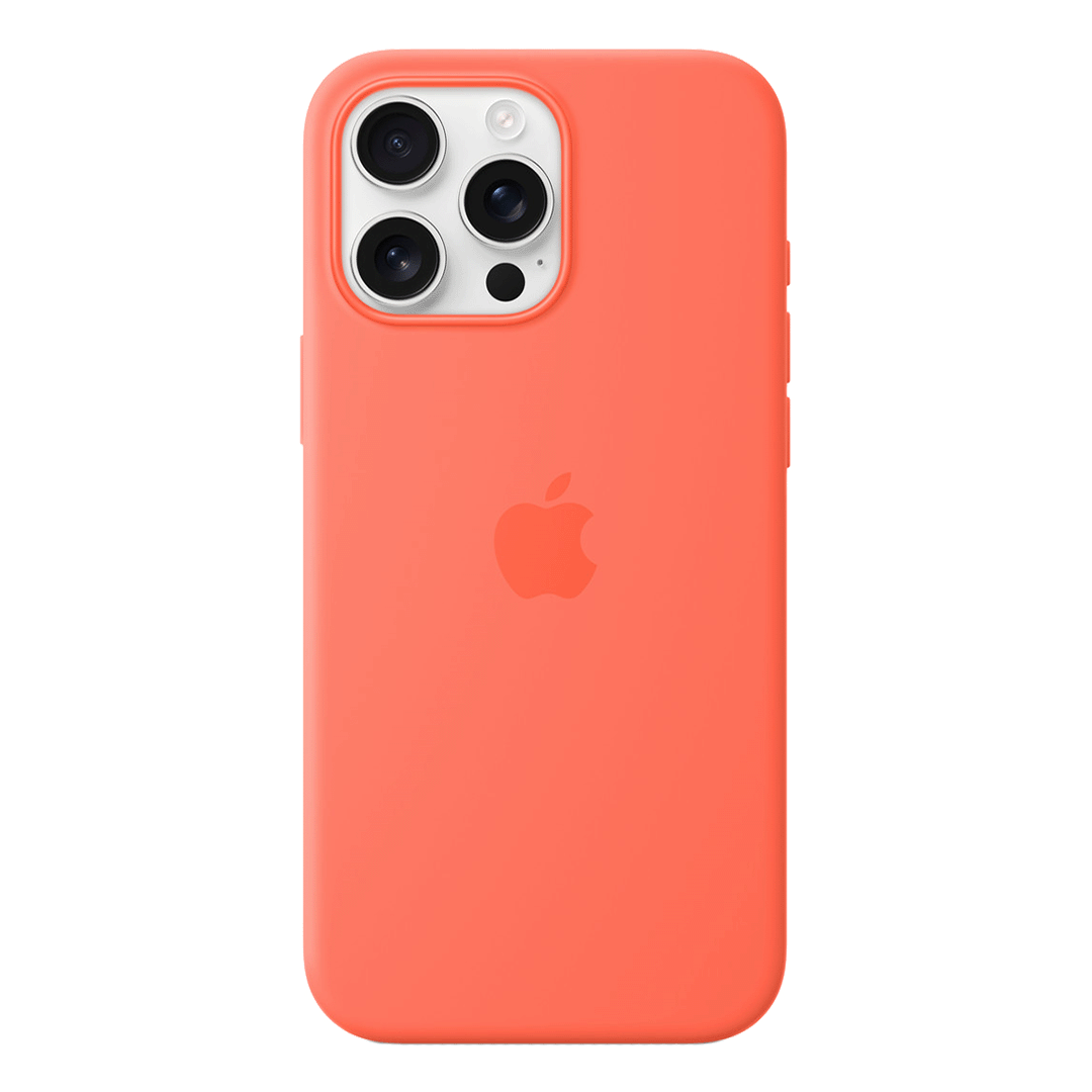 Funda de silicona con MagSafe de Apple para iPhone 16 Pro Max - Mandarina