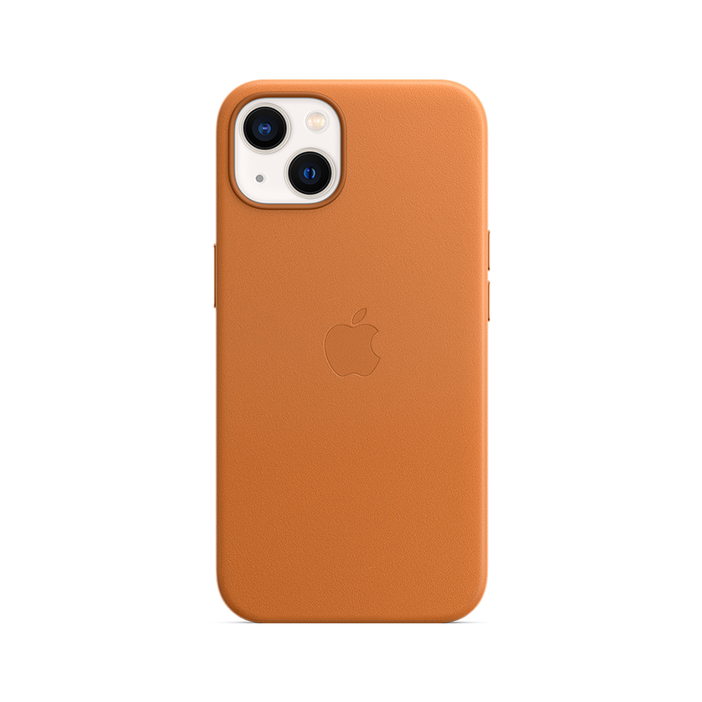 Apple Funda de Cuero iPhone 13 - Ocre