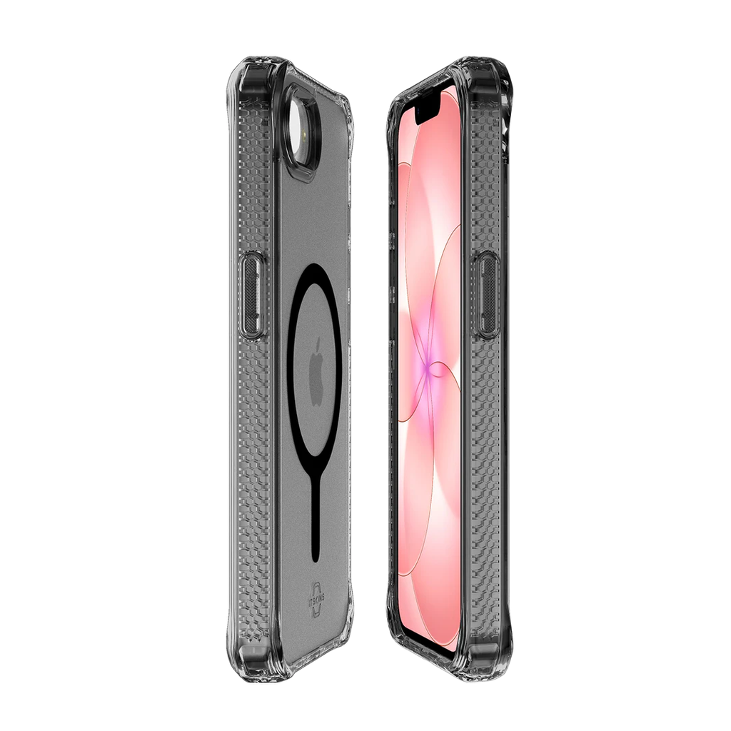 Funda Hybrid R Vapor con MagSafe de ItSkins para iPhone 17e/16e - Humo