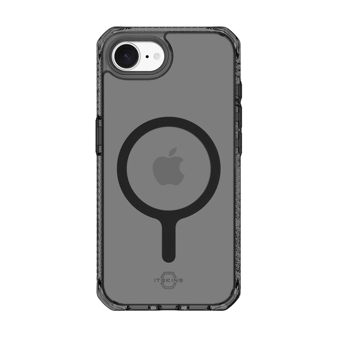 Itskins Hybrid R Vapor Funda con MagSafe para iPhone 16e - Humo