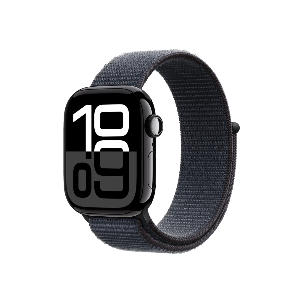 Apple Watch S10 GPS 42mm - Caja de Aluminio Negro Azabache - Loop Deportivo Tinta