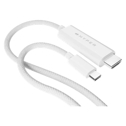 [HD6007WHGL-90] Hyper USB-C a Cable 4k HDMI - Blanco