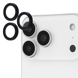 [CM057204] Case-Mate (Exclusivo Apple) Protector de Lente de Aluminio para 17 Pro/Pro Max - Negro