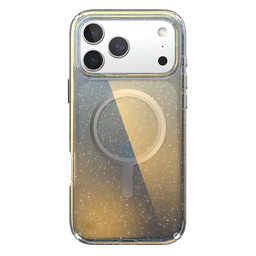 [151027-3274] Funda Presidio Lux Glitter con MagSafe de Speck para iPhone 17 Pro Max - Plata metálico