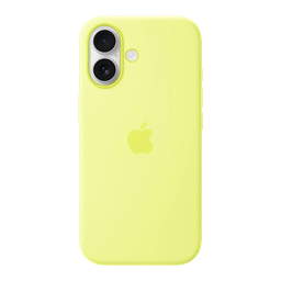 [MGEV4ZM/A] Funda de Silicona con MagSafe para iPhone 17- Amarillo Neón