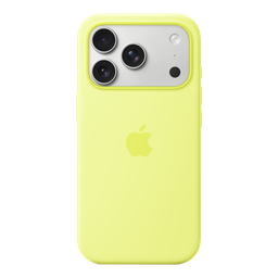 [MGFF4ZM/A] Funda de silicona con MagSafe de Apple para iPhone 17 Pro – Amarillo Neón
