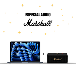 [BUNDLEMAR3] MacBook Air 13" M4 256GB Medianoche+ [1006884] Marshall Emberton III Parlante Bluetooth - Negro y Brasa