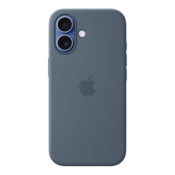 [MGEW4ZM/A] Funda de silicona de Apple con MagSafe para iPhone 17 - Azul ancla