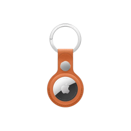 [MGFY4ZM/A] Llavero de FineWoven de Apple para AirTag - Naranja zorro